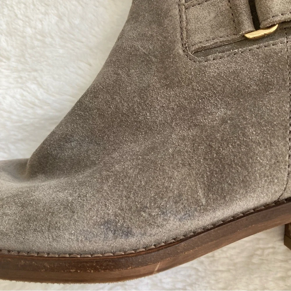 J. Crew gray shearling Ankle Boots - Picture 3 of 13